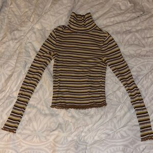 Striped Longsleeve Turtleneck